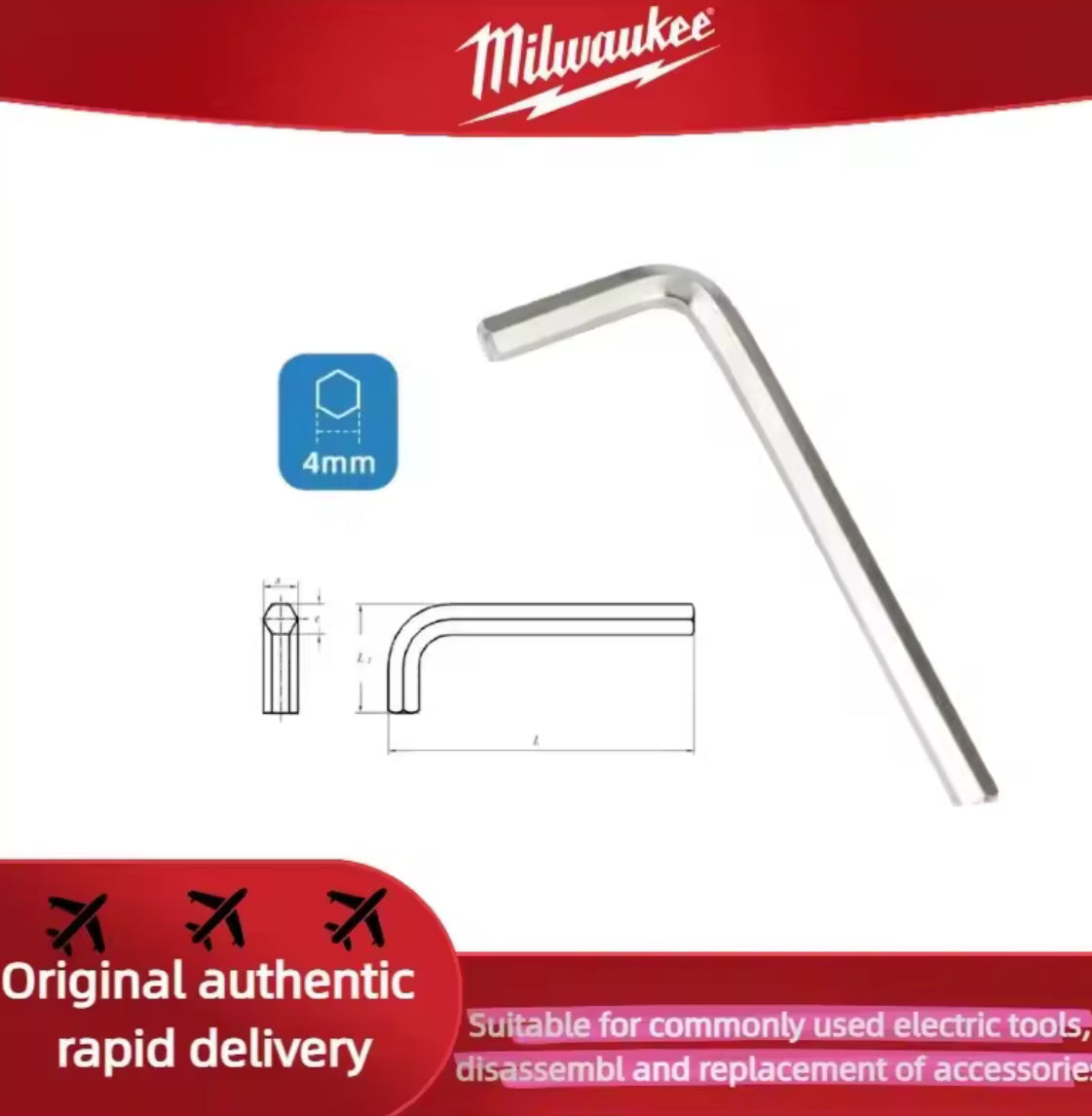 Milwaukee Electric Wrench Large Torque