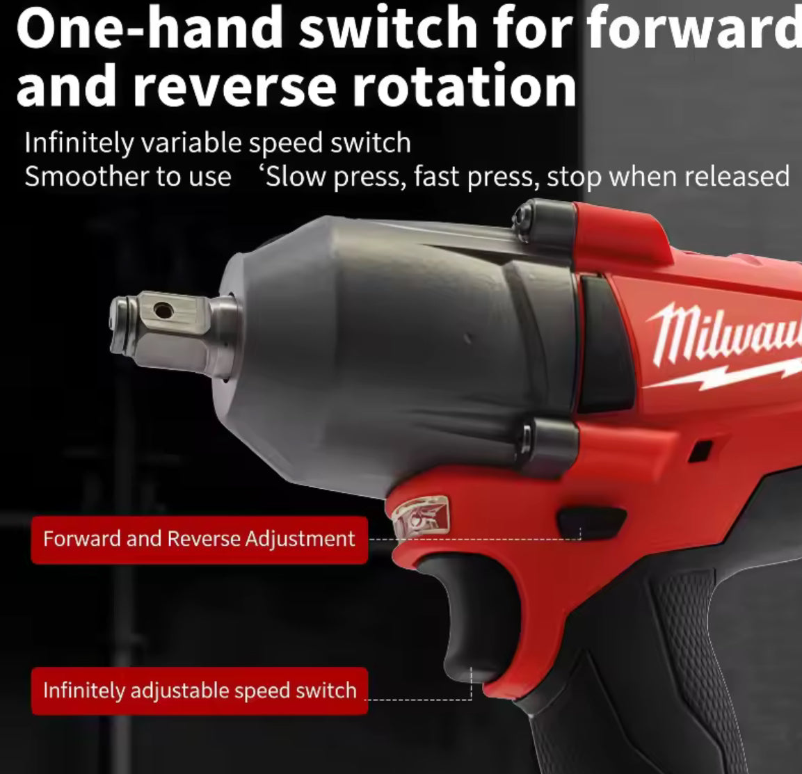 Milwaukee Electric Wrench Large Torque
