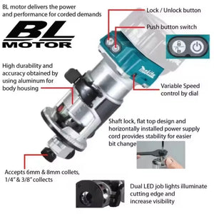 Makita DRT50 Woodworking router