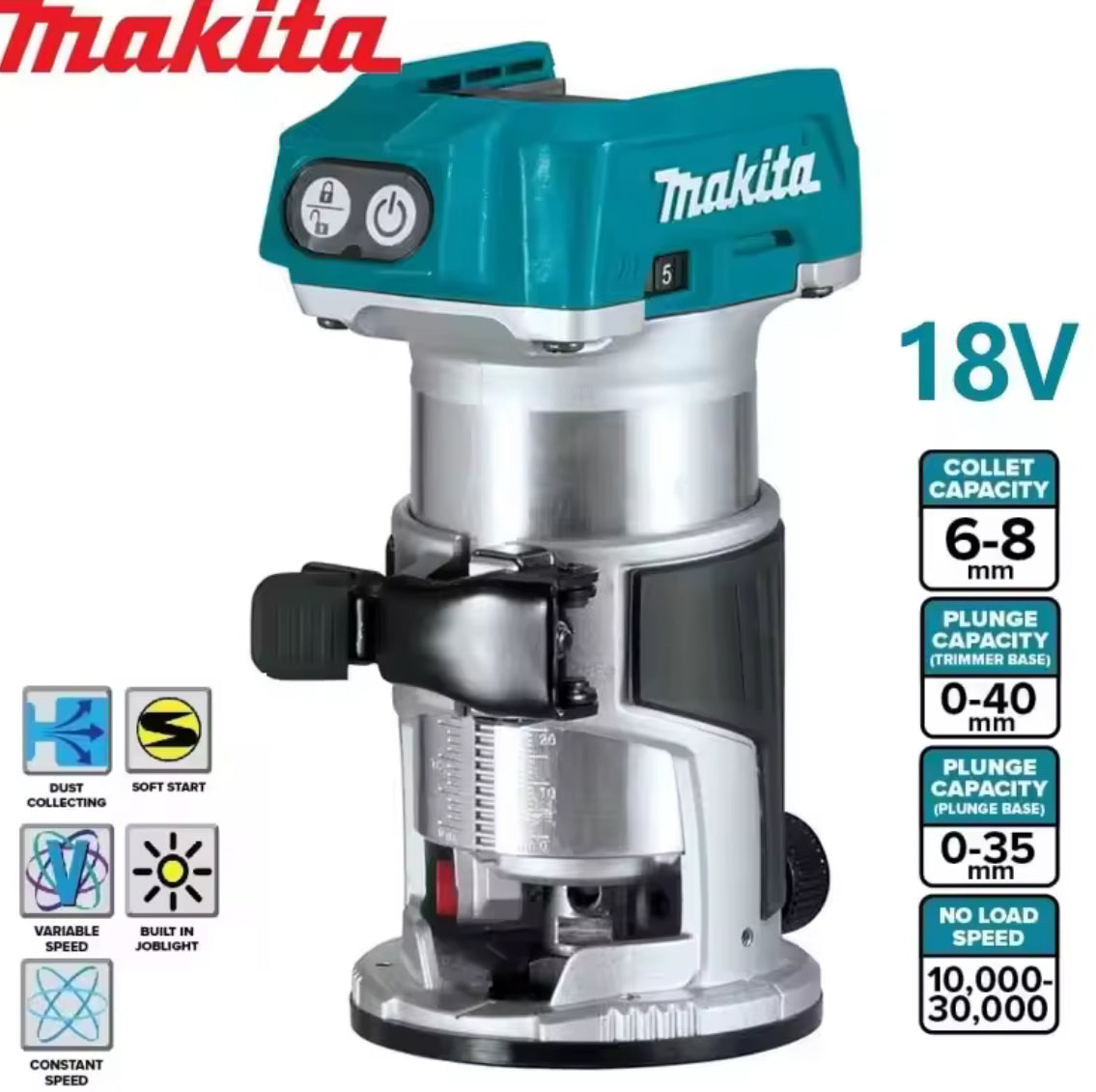 Makita DRT50 Woodworking router