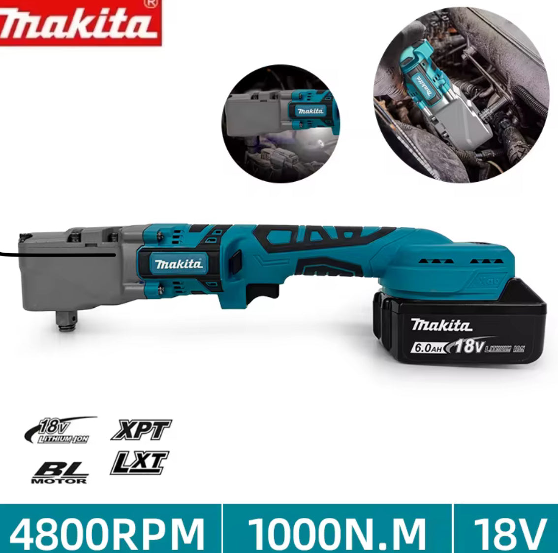 Makita Right Angle Wrench Cordless