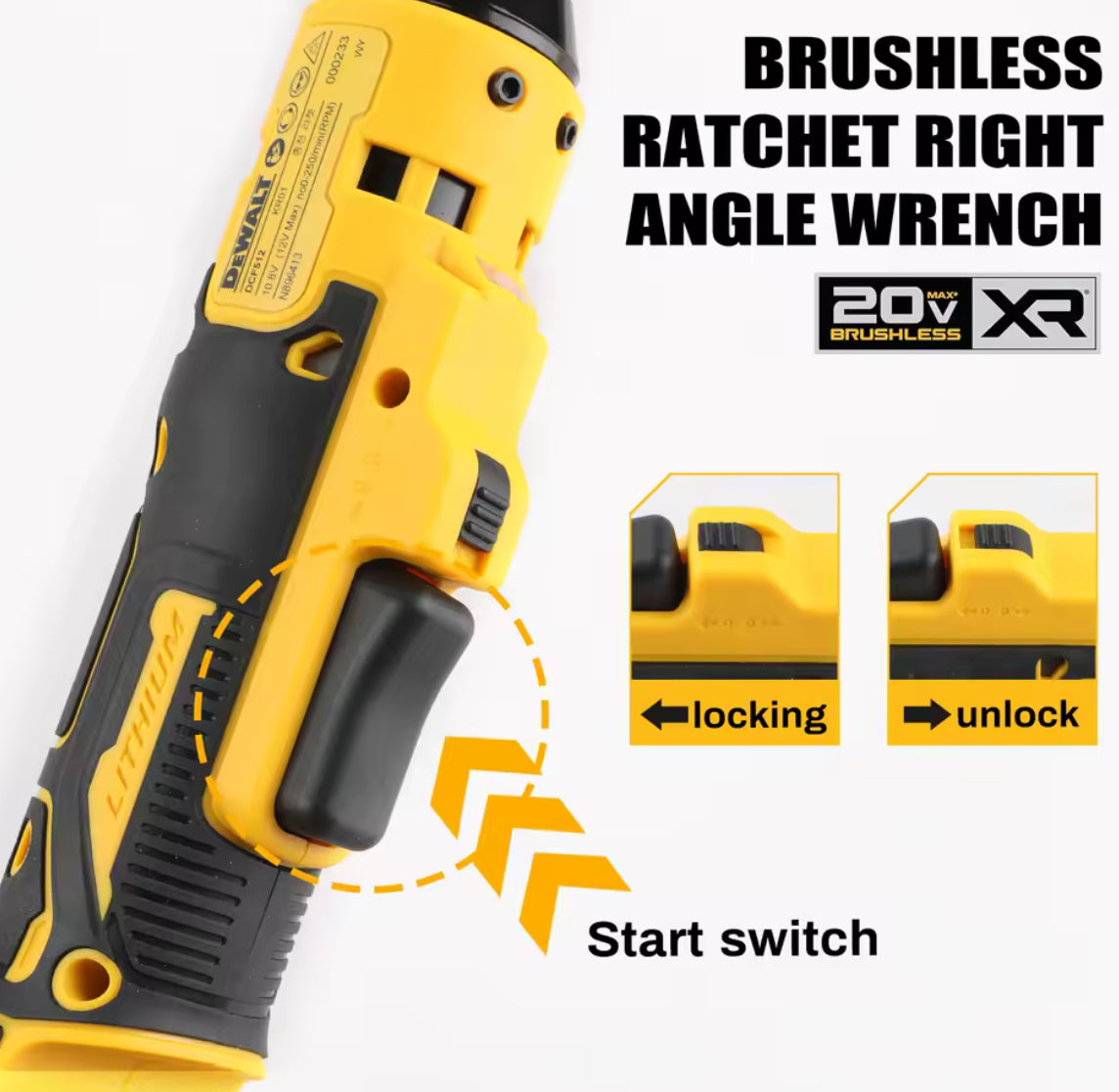 Dewalt right angle wrench