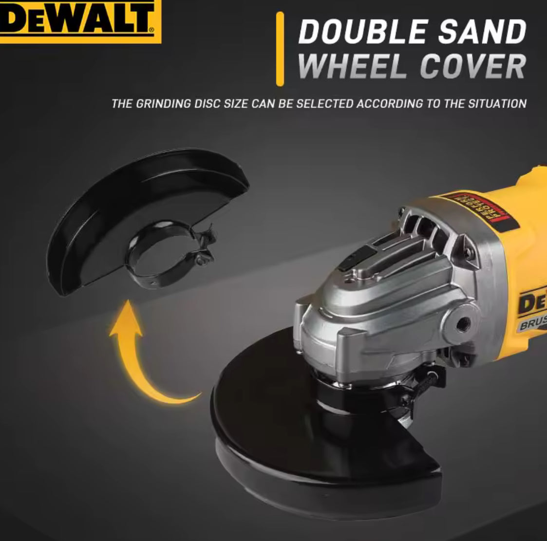 Dewalt DCG414 angle grinder 125mm
