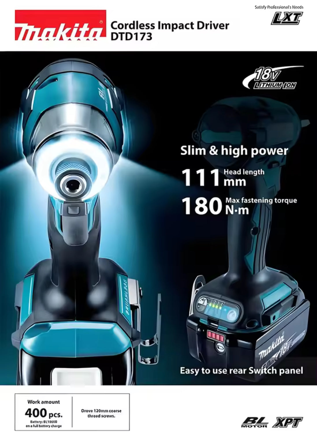 2025 Makita DTD173 Power Tool