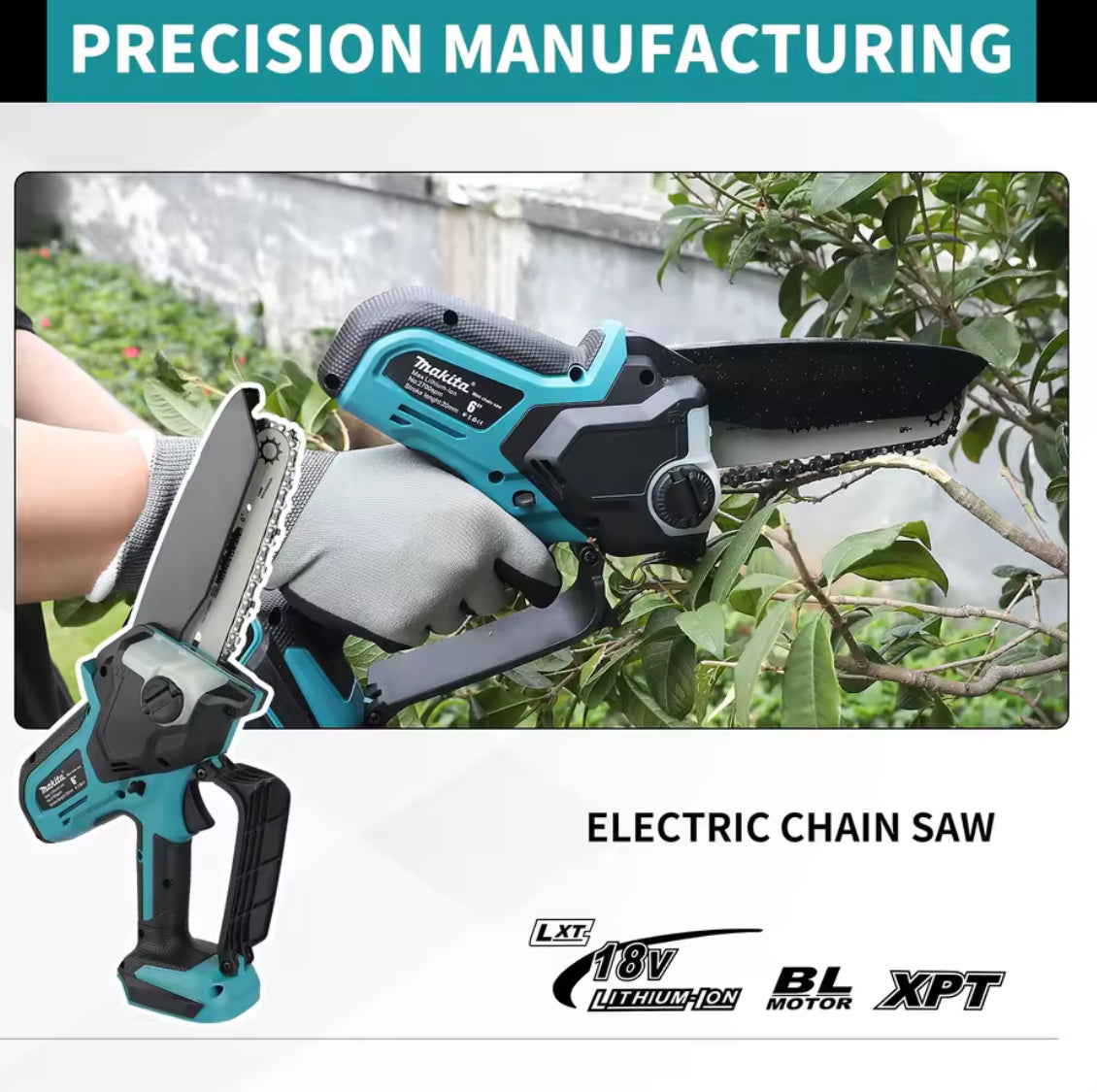 Makita Cordless Chainsaw 6-inch