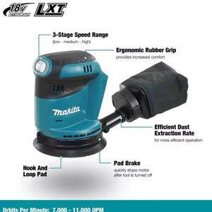 Makita DBO180Z Orbital Sander