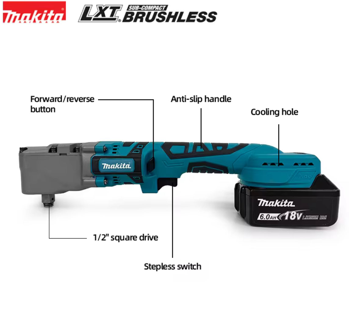 Makita Right Angle Wrench Cordless