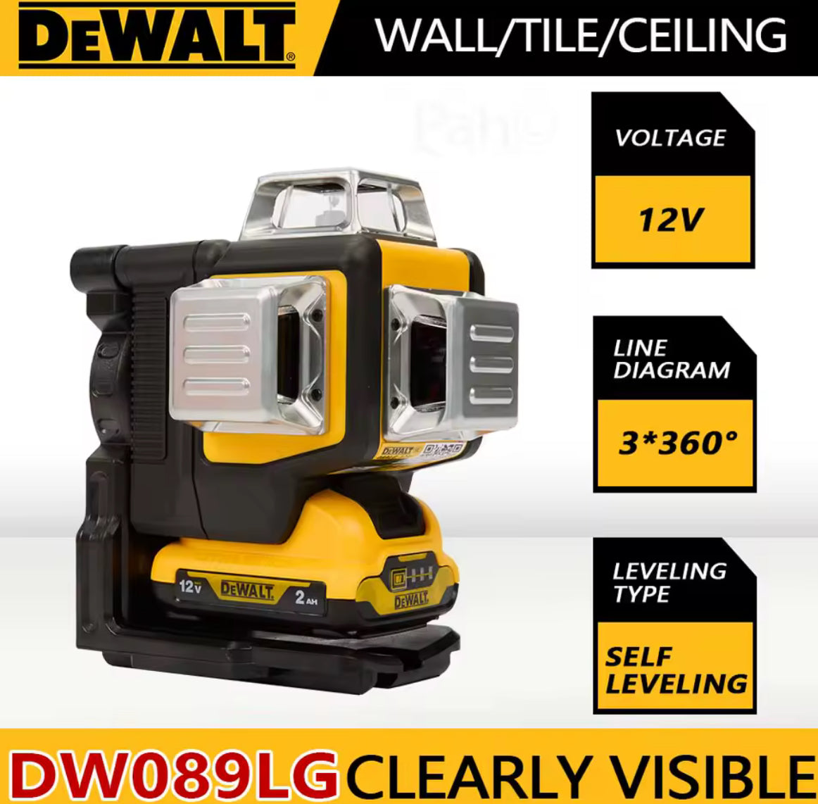 Dewalt DW089LG 360 Degree Laser