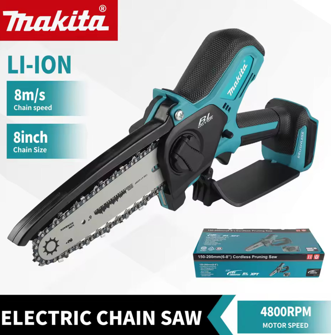 Makita Cordless Chainsaw 6-inch